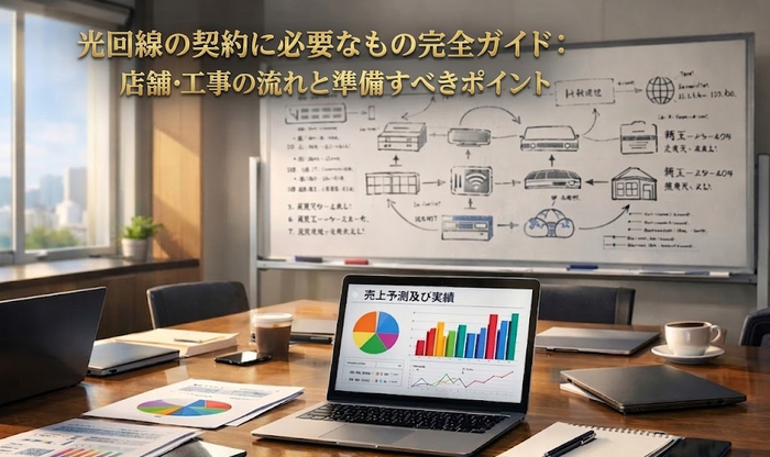 光回線の契約に必要なもの完全ガイド：店舗・工事の流れと準備すべきポイント