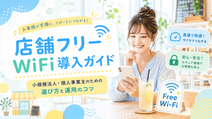 店舗フリーWiFi導入ガイド｜小規模法人・個人事業主のための選び方と運用のコツ