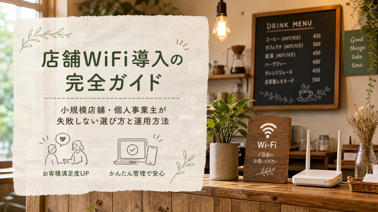 店舗 WiFi 導入