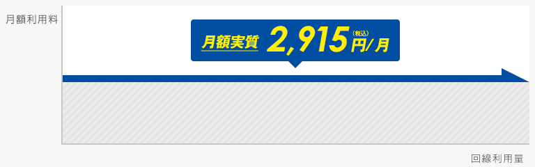 【フレッツ 光ライト マンションプラン タイプ2の場合の料金】どれだけ利用しても毎月の利用料金が変わらない、ビジネスシーンにオススメの完全定額制の料金プランです。